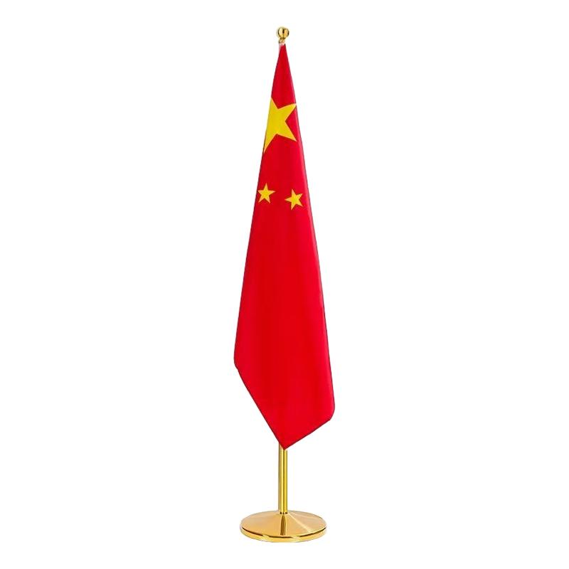 武汉办公室落地旗杆不锈钢可伸缩