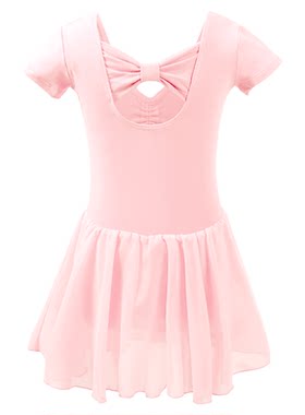 艾舞戈儿童舞蹈裙夏季短袖练功服
