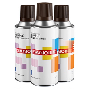 三和自动喷漆棕色系咖啡色金属防锈手摇自喷漆护栏修补门窗翻新漆