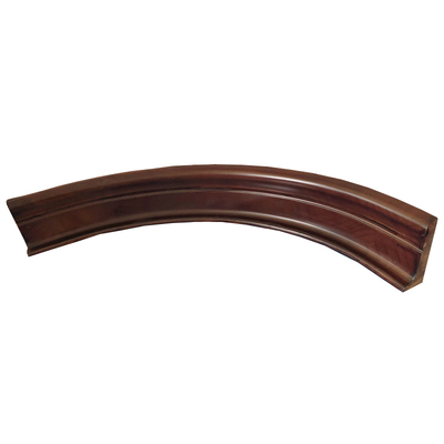 格然圆弧实木踢脚线定制弯线