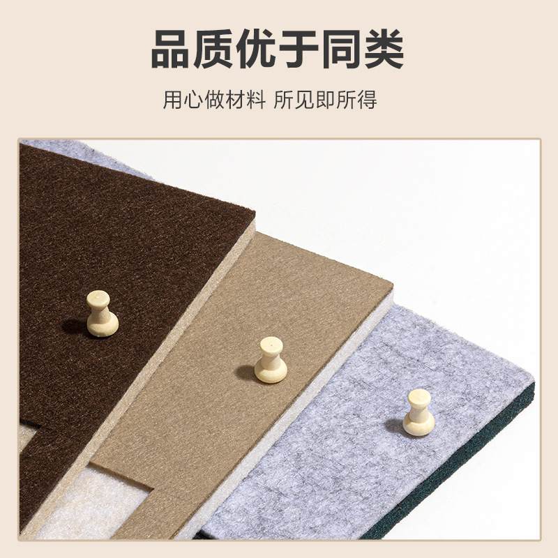 自粘毛毡板墙贴背景墙照片幼儿园软板留言板手工装饰展示墙作品板