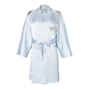 BEAST野兽派海阔天空女士真丝蕾丝睡袍睡衣生日新婚纪念日礼物