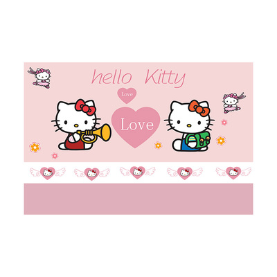 皮革卡通客厅防水可擦洗地垫