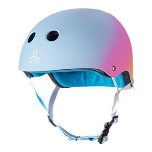 美国888头盔【海滩落日】专业滑板头盔护具陆冲bmx溜冰进口安全帽