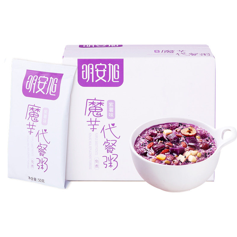 明安旭紫薯魔芋代餐粥营养早餐粥