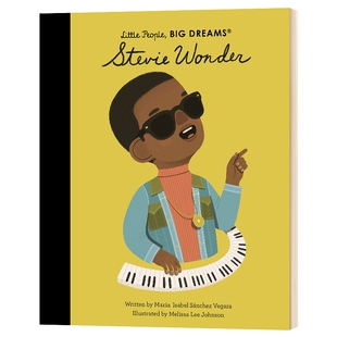 小男孩大梦想 史提夫汪达 英文原版绘本 Stevie Wonder 精装大开本 名人传记 英文版进口原版英语书籍儿童图书
