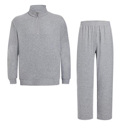 爱慕先生25秋冬1号舒适服睡衣男立领套头长袖长裤套装NS43M642