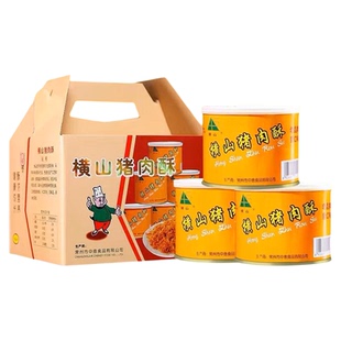 猪肉酥礼盒八罐装840g猪肉松营养节日送礼佳品零食肉酥佐餐食品