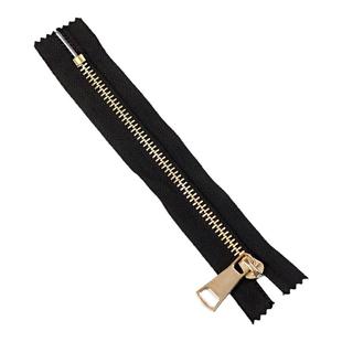 5号金属拉链闭口铜齿高档箱包口袋短款拉锁衣服裤子门襟闭尾拉链