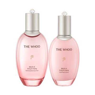 【38现货立抢】Whoo后拱辰享水沄沁透舒安液+舒安乳2件套滋润舒缓