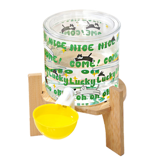 猫咪饮水机不插电自动喂水器小宠物流动续水大容量兔子狗狗喝水桶