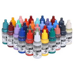 星影环保水性漆 高达军事手办粘土笔涂上色 科幻色系列SF01-SF30