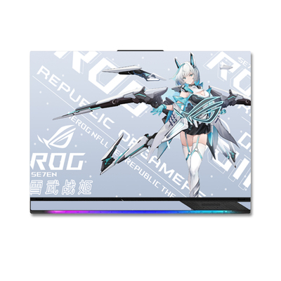 ROG枪神魔霸不留胶电脑贴纸定制