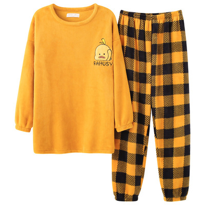 【加绒加厚】睡衣女保暖秋冬新款