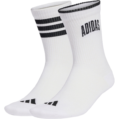 Adidas/阿迪达斯正品2026年男女针织透气经典运动袜两双装KB7292