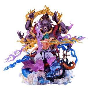 海贼王索隆和之国鬼气九刀流阿修罗超大号手办gk模型摆件送礼物