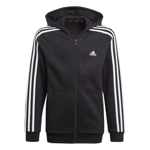 男女童休闲加绒连帽夹克外套卫衣儿童秋冬adidas阿迪达斯轻运动