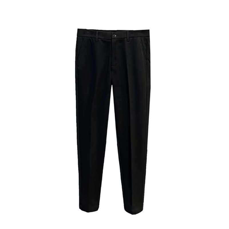 秋冬季轻熟风小西裤男士宽松大码