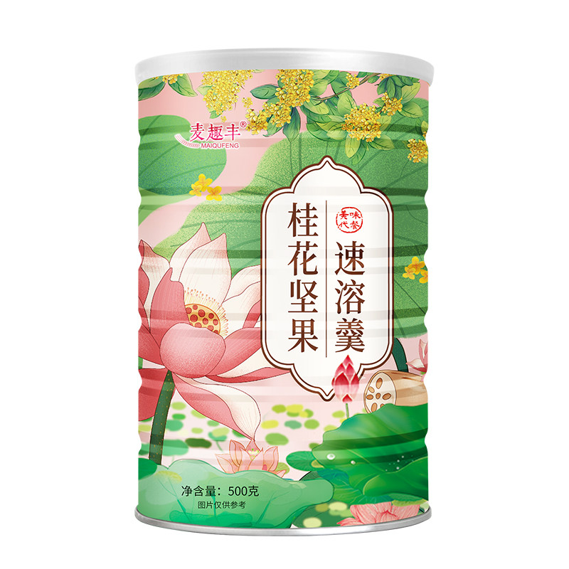 桂花坚果速溶藕粉羹早餐代餐饱腹