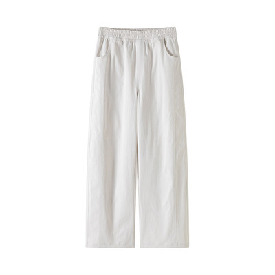 高腰镰刀卫裤休闲运动弯刀阔腿裤