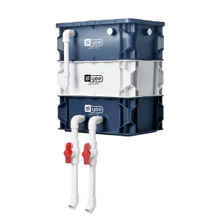 yee鱼缸周转箱过滤器静音上置滴流盒水循环外置过滤桶鱼池过滤箱