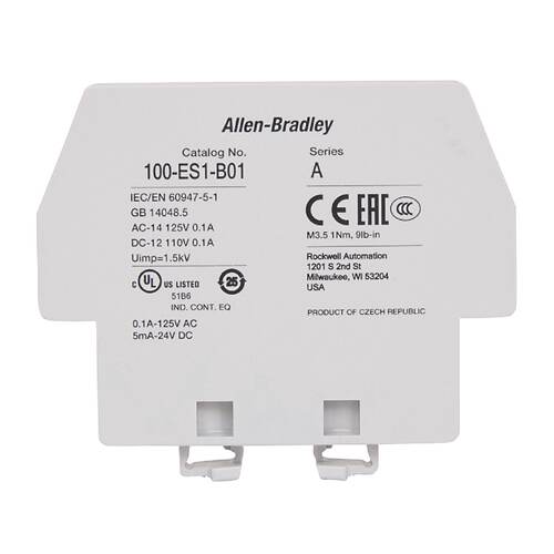 议价100-ES1-B01罗克韦尔AB全新触点用于100E116-100E370接触器有