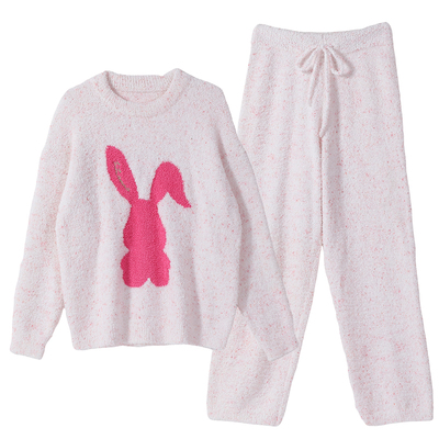 2024新款半边绒保暖舒适睡衣套装