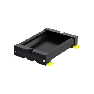 PDM65pcb继电器模块组plc放大导轨安装固定底板支架卡槽工控外壳