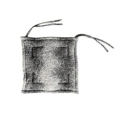 场iPower新中式亚麻椅垫夹棉椅子坐垫透气舒适家居办公冬季方形