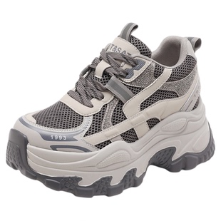 星期六内增高女鞋8CM厚底老爹鞋女2026春季新款巨好看爆款运动鞋