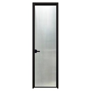 极窄卫生间门出租房简易门铝合金厕所门长虹双层钢化玻璃浴室