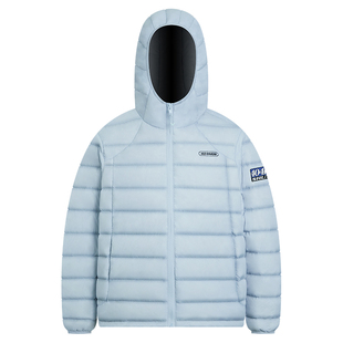 404MOB轻薄款90白鸭绒排骨服羽绒服男女三防户外连帽情侣保暖外套