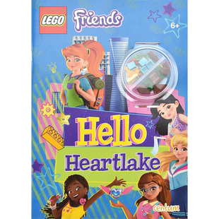 Lego Friends - Hello Heartlake 乐高好朋友：历险旅程 乐高主题 游戏活动书 赠乐高积木 英文课外读物 原版英文进口