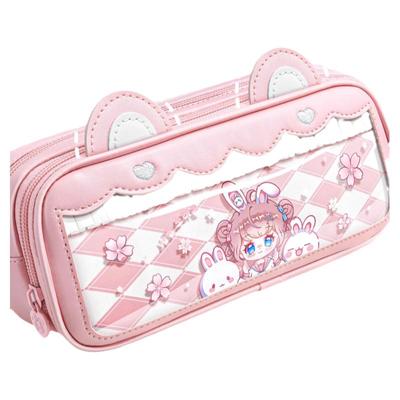 折耳妹妹猫耳笔袋大容量