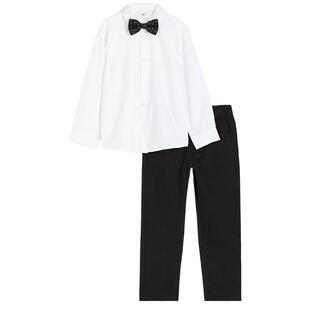 HM童装儿童男童3件式套装夏季可爱花童正装礼服1166989