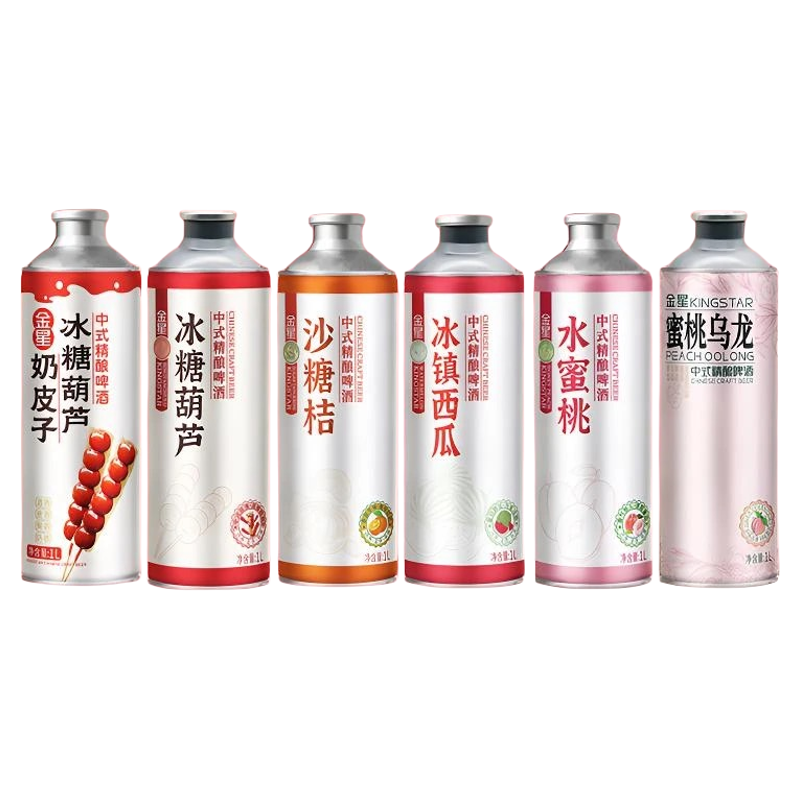 金星精酿啤酒热销口味6罐装