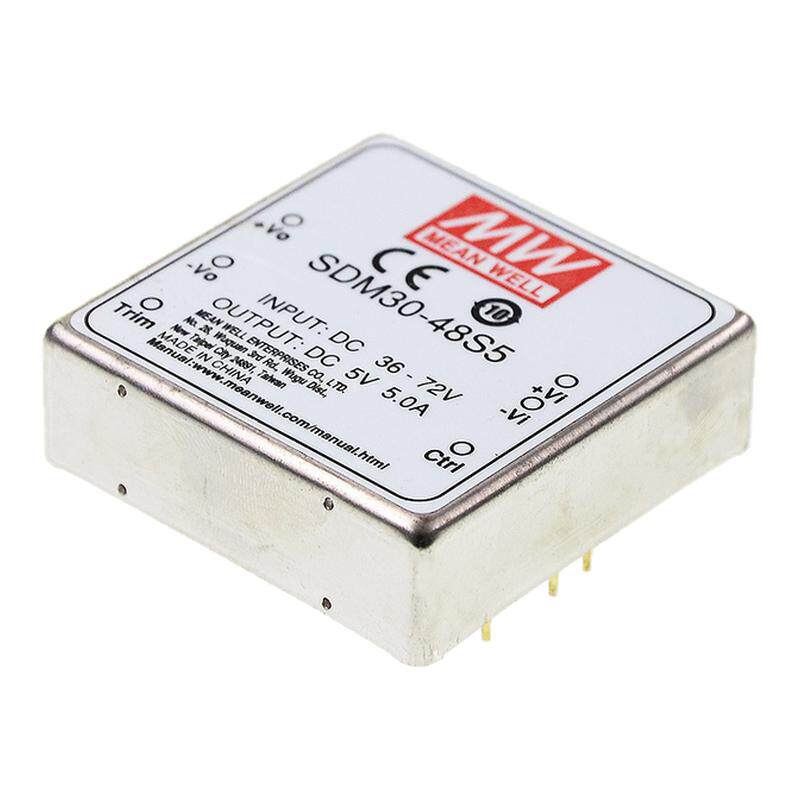 台湾明纬电源SDM30 25W 12V/24V/48V转S3/S5/S12/S15 3V5V12V15V