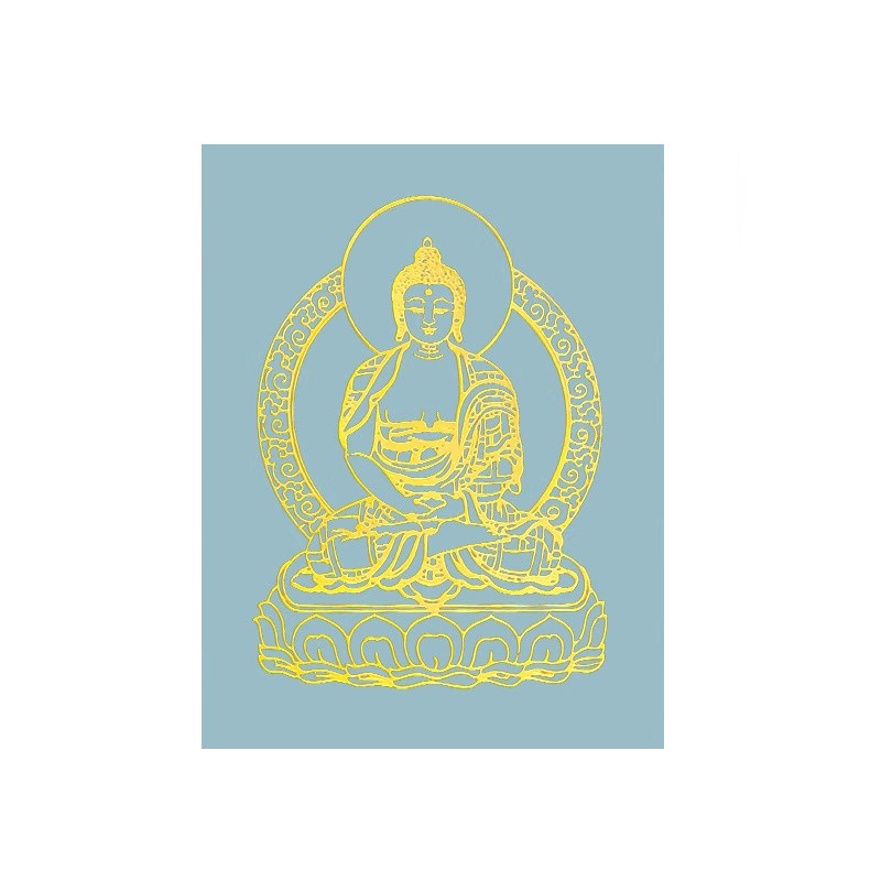 十二生肖守护神本命佛手机壳后背贴纸金属八大守护神观音普贤文殊