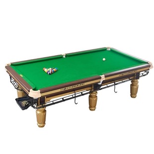 标准型台球桌商用球房专用大理石台面成人家用中式黑八钢库台球桌