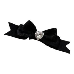 碎发宠物满钻bb夹蝴蝶结发夹小香风猫咪约克夏马尔济斯比熊西高地