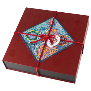 王的手创 新婚贺礼结婚礼物纪念日手工刺绣龙凤车挂抖音同款创意