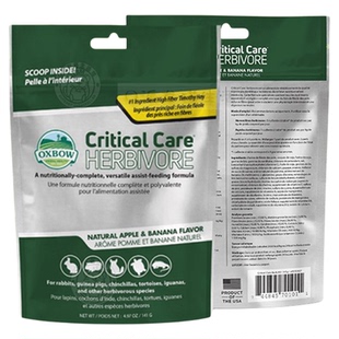 美国oxbow 爱宝宠物营养草粉141g原味香蕉苹果 术后急救2026.12