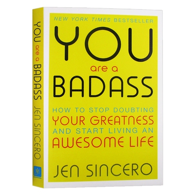 You Are a Badass 你是个惯犯 如何停止怀疑自身的优点和展开美好的人生 英文原版成功励志畅销书 告诉你如何实现自我 英文进口书