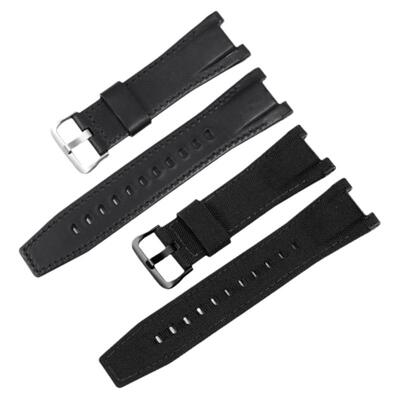 卡西欧GST300真皮尼龙手表带