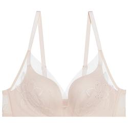 爱慕花之秘境内衣女无钢圈中厚杯隐孔杯小胸聚拢舒适文胸