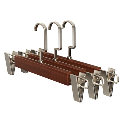 实木裤架夹子家用无痕服装店专用