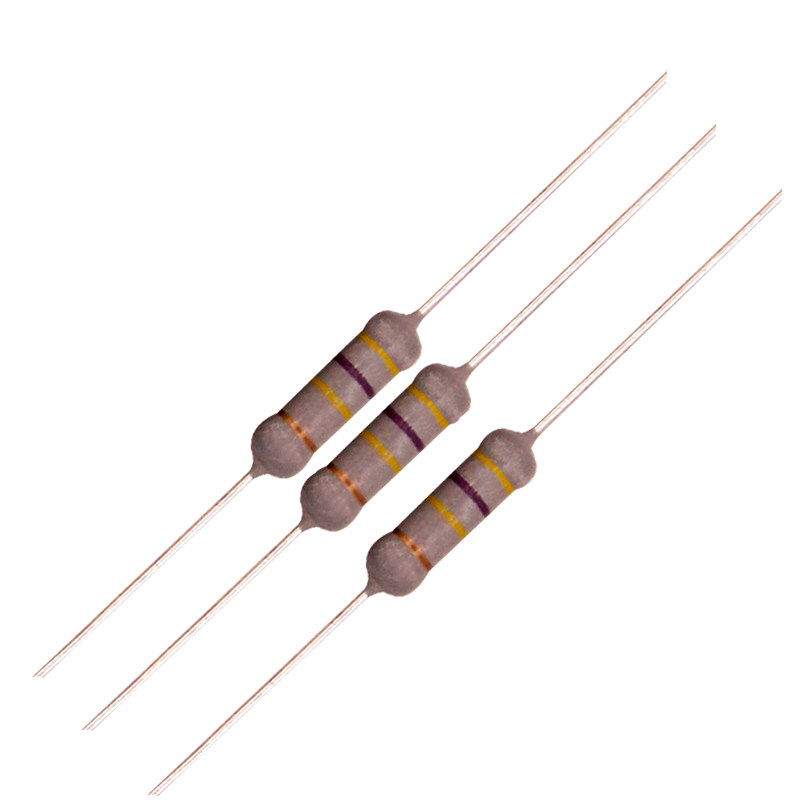RI40-1W金属色环玻璃釉电阻25M30M50M100M200M300M500M兆高压电阻