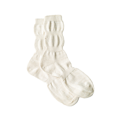 BEEFF“葫芦袜”棉制粗针堆堆袜