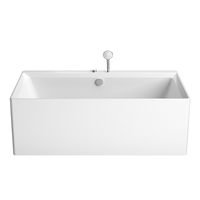 九牧方形独立式亚克力按摩浴缸