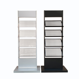 曦远资料架落地杂志架4S店书刊报刊展架银行医院折页架旋转杂志架